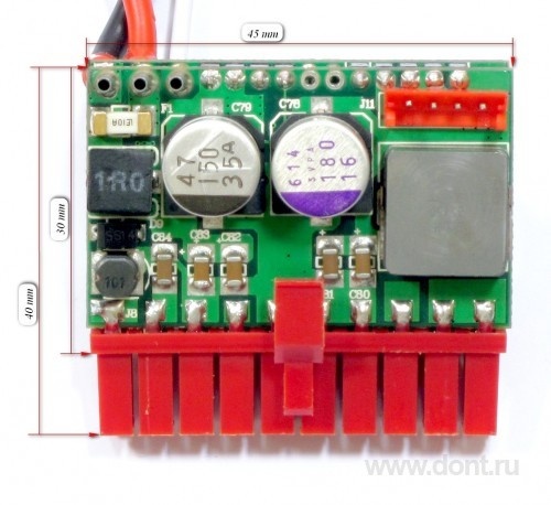      pico PSU-120-WV-M3 9-27V 120W DC-DC ATX power supply (DC-converter) 