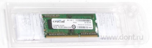   Crucial  CT25664BC1339 SODIMM 2GB 1333MHz DDR3