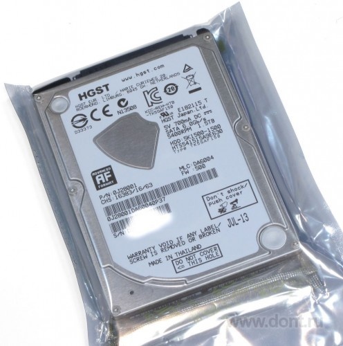 2,5 HGST 1.5TB HTS541515A9E630 SATA 5400 2.5 8MB (1500GB) 9,5 Travelstar 5K1000