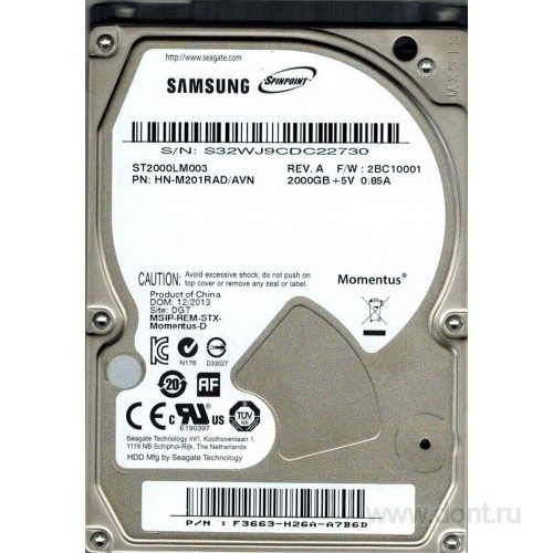 2,5 Seagate 5 9,5 32MB