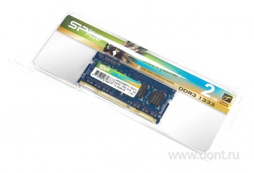   Silicon Power SP002GBSTU133V01 SODIMM 2GB 1333MHz DDR3