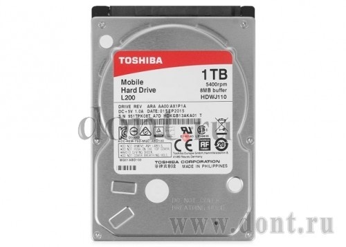 2,5 Toshiba 1TB HDWJ110UZSVA SATA 5400 2.5 8MB